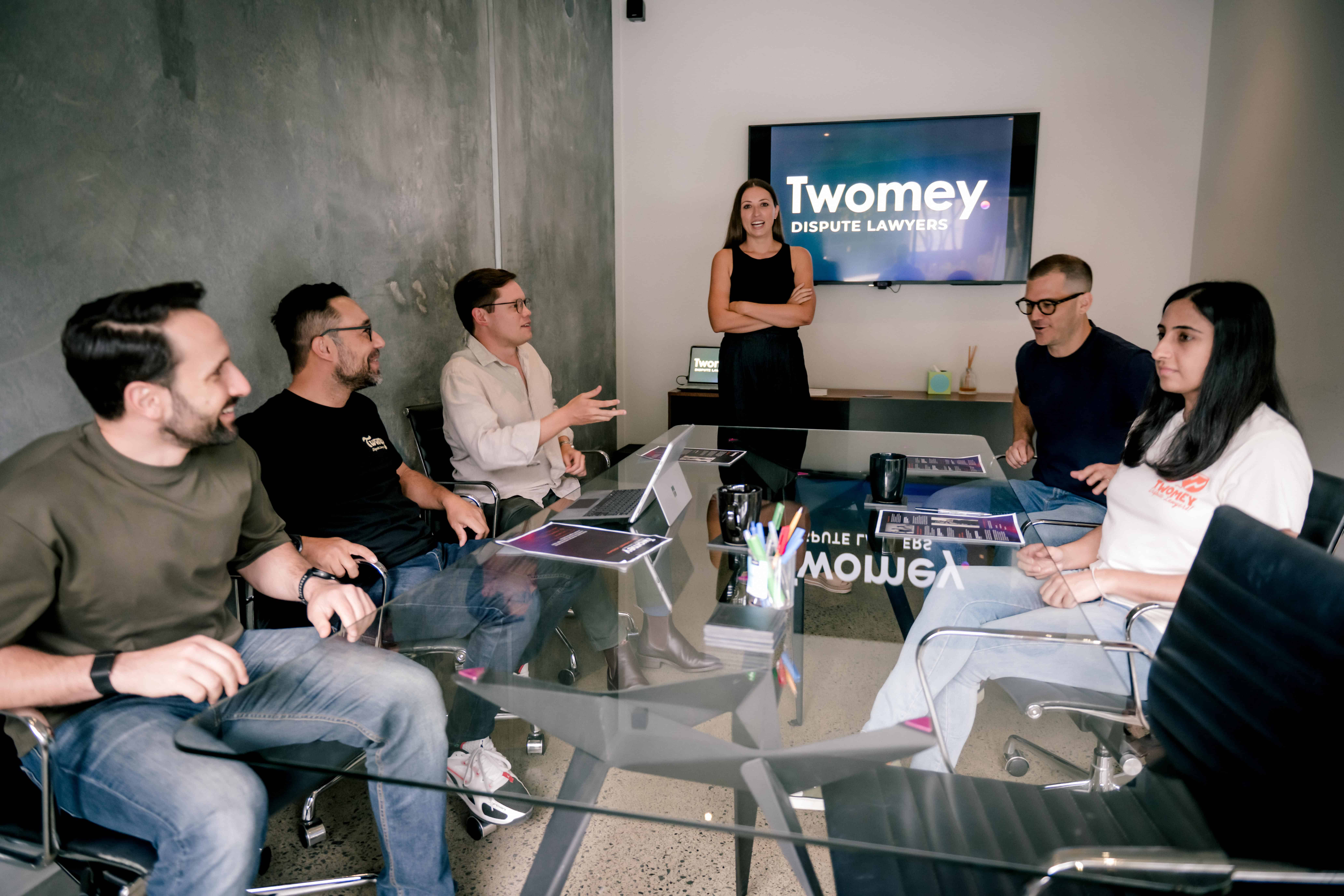 Planning the strategy with the Twomey team